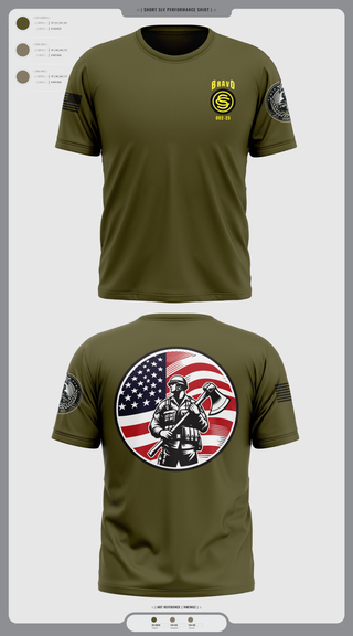 Old School Cotton Feel Shirt, , Army, Teamtime, Team time, sublimation, custom sports apparel, team uniforms, spirit wear, spiritwear, sports uniforms, custom shirts, team store, custom team store, fundraiser sports, apparel fundraiser
