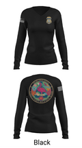 Criminal Apprehension Program 50109474 Women's Long Sleeve V-neck Shirt - 35