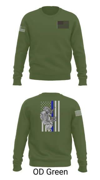 Crew Neck Sweatshirt, 904th MP Det Military Working Dog, Army, Teamtime, Team time, sublimation, custom sports apparel, team uniforms, spirit wear, spiritwear, sports uniforms, custom shirts, team store, custom team store, fundraiser sports, apparel fundraiser