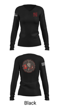 Blexen69 70949360 Women's Long Sleeve V-neck Shirt - 37