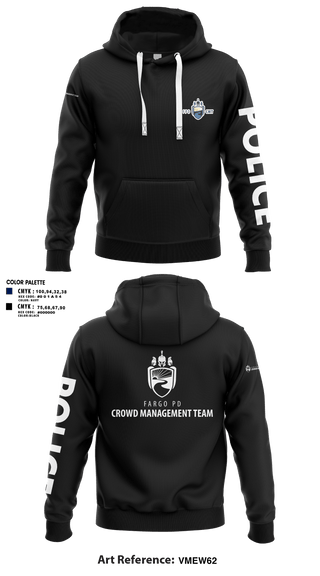 Hoodie, Fargo PD CMT, Police, Teamtime, Team time, sublimation, custom sports apparel, team uniforms, spirit wear, spiritwear, sports uniforms, custom shirts, team store, custom team store, fundraiser sports, apparel fundraiser