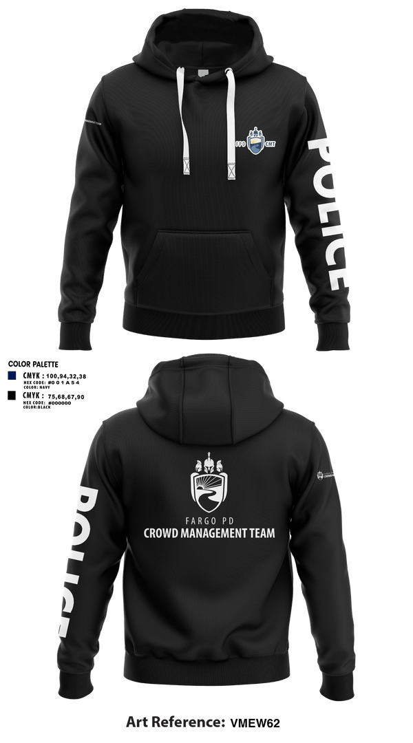 Hoodie, Fargo PD CMT, Police, Teamtime, Team time, sublimation, custom sports apparel, team uniforms, spirit wear, spiritwear, sports uniforms, custom shirts, team store, custom team store, fundraiser sports, apparel fundraiser