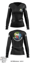 20th Intelligence Squadron 35709340 Women's Long Sleeve V-neck Shirt - 3