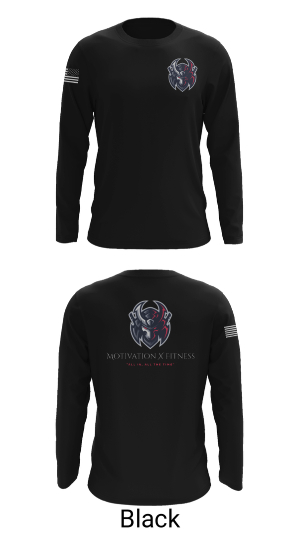 Long Sleeve Performance Shirt, Motivation X Fitness, LLC, , Teamtime, Team time, sublimation, custom sports apparel, team uniforms, spirit wear, spiritwear, sports uniforms, custom shirts, team store, custom team store, fundraiser sports, apparel fundraiser