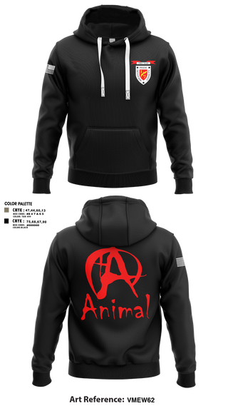 Hoodie, 1/7 animal, Marines, Teamtime, Team time, sublimation, custom sports apparel, team uniforms, spirit wear, spiritwear, sports uniforms, custom shirts, team store, custom team store, fundraiser sports, apparel fundraiser