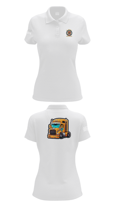 Rookies new school 6567308 Women's Short Sleeve Performance Polo  - 17