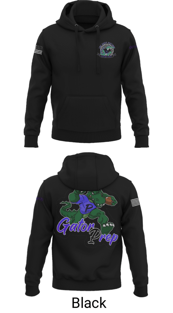 Hoodie, Gator Prep, Football, Teamtime, Team time, sublimation, custom sports apparel, team uniforms, spirit wear, spiritwear, sports uniforms, custom shirts, team store, custom team store, fundraiser sports, apparel fundraiser