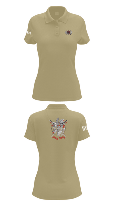 Dirty Deuce 1357112 Women's Short Sleeve Performance Polo  - 95