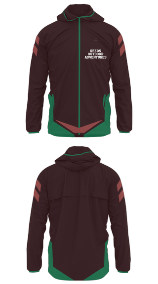 Windbreaker, Reeds Outdoor Adventures, , Teamtime, Team time, sublimation, custom sports apparel, team uniforms, spirit wear, spiritwear, sports uniforms, custom shirts, team store, custom team store, fundraiser sports, apparel fundraiser