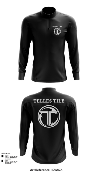 Quarter Zip Jacket, Telles tile and more, , Teamtime, Team time, sublimation, custom sports apparel, team uniforms, spirit wear, spiritwear, sports uniforms, custom shirts, team store, custom team store, fundraiser sports, apparel fundraiser