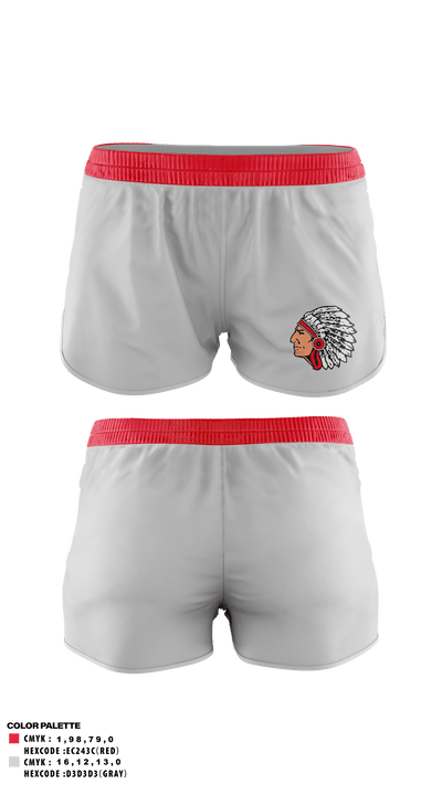 County Line Junior High School Cross Country 49225250 Track Shorts - 1