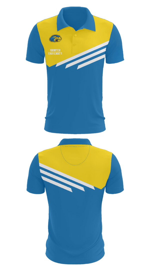 Short Sleeve Performance Polo, Shorter University, Spirit Store, Teamtime, Team time, sublimation, custom sports apparel, team uniforms, spirit wear, spiritwear, sports uniforms, custom shirts, team store, custom team store, fundraiser sports, apparel fundraiser
