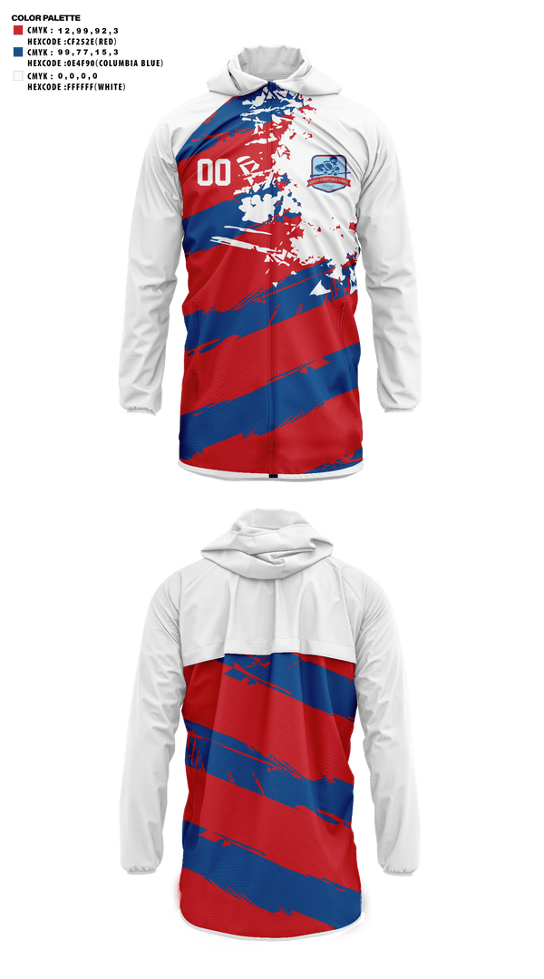 Windbreaker, Gibson County High School Soccer, Women's Soccer, Teamtime, Team time, sublimation, custom sports apparel, team uniforms, spirit wear, spiritwear, sports uniforms, custom shirts, team store, custom team store, fundraiser sports, apparel fundraiser