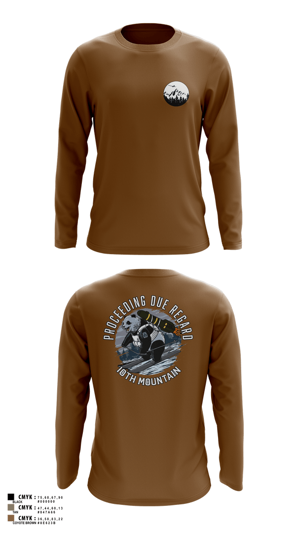 Long Sleeve Performance Shirt, D/10 Slayers, Army, Teamtime, Team time, sublimation, custom sports apparel, team uniforms, spirit wear, spiritwear, sports uniforms, custom shirts, team store, custom team store, fundraiser sports, apparel fundraiser