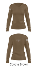 SCR SWAT 20912043 Women's Long Sleeve V-neck Shirt - 16