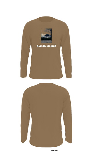 Long Sleeve Performance Shirt, Ned Rig nation, Baseball, Teamtime, Team time, sublimation, custom sports apparel, team uniforms, spirit wear, spiritwear, sports uniforms, custom shirts, team store, custom team store, fundraiser sports, apparel fundraiser