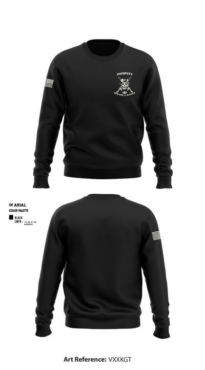 LAZY HELLDIVER 74477476 Crew Neck Sweatshirt - 15