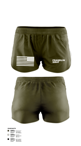 Womens Shorts, Franklin swat, , Teamtime, Team time, sublimation, custom sports apparel, team uniforms, spirit wear, spiritwear, sports uniforms, custom shirts, team store, custom team store, fundraiser sports, apparel fundraiser