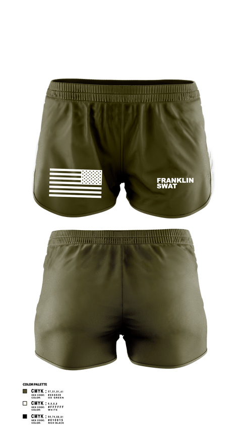 Womens Shorts, Franklin swat, , Teamtime, Team time, sublimation, custom sports apparel, team uniforms, spirit wear, spiritwear, sports uniforms, custom shirts, team store, custom team store, fundraiser sports, apparel fundraiser