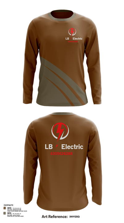 Lb electric 75532931 Long Sleeve Performance Shirt - 119