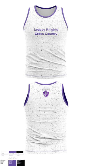 Tank Top, Legacy Cross Country, Cross Country, Teamtime, Team time, sublimation, custom sports apparel, team uniforms, spirit wear, spiritwear, sports uniforms, custom shirts, team store, custom team store, fundraiser sports, apparel fundraiser
