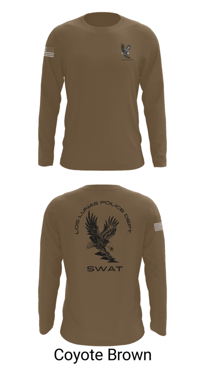 LOS LUNAS POLICE DEPT. SWAT 5938018 Long Sleeve Performance Shirt - 6