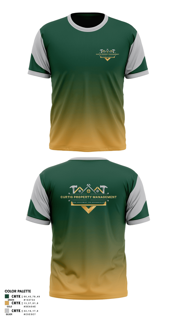 Short Sleeve Performance Shirt, Curtis Property Management, , Teamtime, Team time, sublimation, custom sports apparel, team uniforms, spirit wear, spiritwear, sports uniforms, custom shirts, team store, custom team store, fundraiser sports, apparel fundraiser