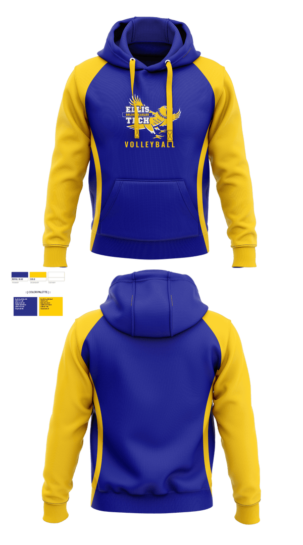 Hoodie, Harvard H Ellis R V Tech School Volleyball, Women's Volleyball, Teamtime, Team time, sublimation, custom sports apparel, team uniforms, spirit wear, spiritwear, sports uniforms, custom shirts, team store, custom team store, fundraiser sports, apparel fundraiser