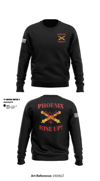 Crew Neck Sweatshirt, Fsb phoenix battery, , Teamtime, Team time, sublimation, custom sports apparel, team uniforms, spirit wear, spiritwear, sports uniforms, custom shirts, team store, custom team store, fundraiser sports, apparel fundraiser