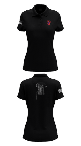 Womens Short Sleeve Performance Polo, 121 transportation, National Guard, Teamtime, Team time, sublimation, custom sports apparel, team uniforms, spirit wear, spiritwear, sports uniforms, custom shirts, team store, custom team store, fundraiser sports, apparel fundraiser