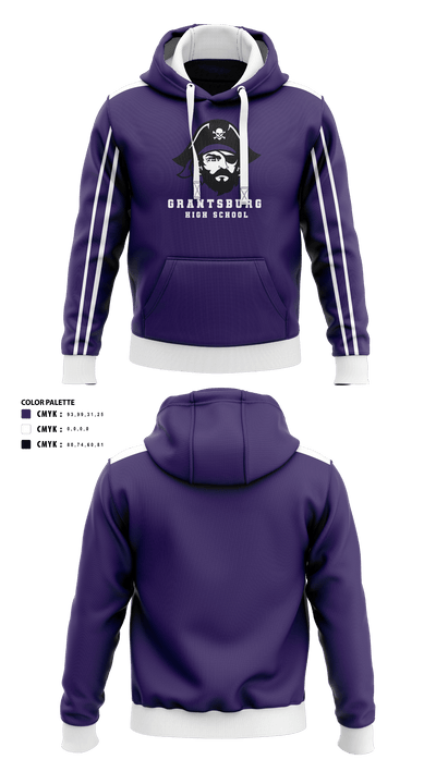 Grantsburg High School Cross Country 39267842 Hoodie - 40
