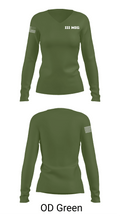 III MIG 21308092 Women's Long Sleeve V-neck Shirt - 57