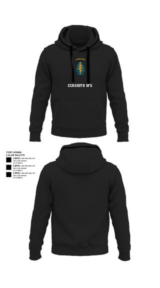 Hoodie, Echo 20th SFG, National Guard, Teamtime, Team time, sublimation, custom sports apparel, team uniforms, spirit wear, spiritwear, sports uniforms, custom shirts, team store, custom team store, fundraiser sports, apparel fundraiser