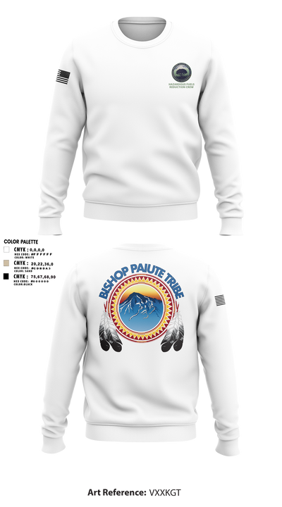 Bishop Paiute EMO/ Hazardous Fiels Reduction 49408789 Crew Neck Sweatshirt - 8
