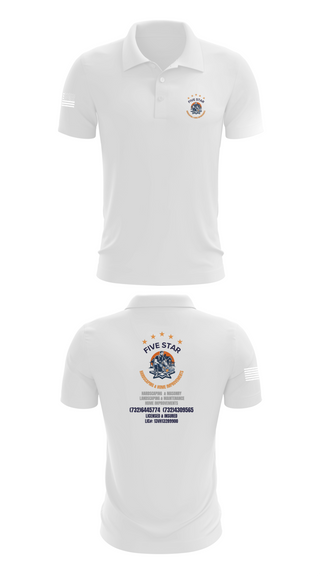 Short Sleeve Performance Polo, 5 Star, , Teamtime, Team time, sublimation, custom sports apparel, team uniforms, spirit wear, spiritwear, sports uniforms, custom shirts, team store, custom team store, fundraiser sports, apparel fundraiser
