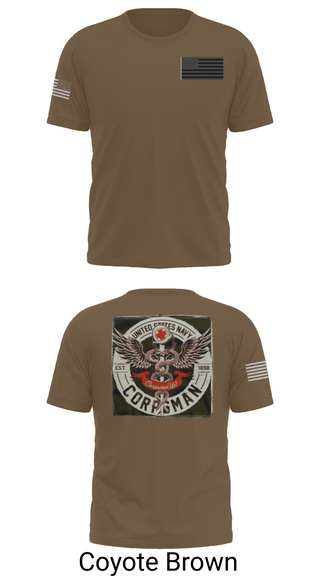 Short Sleeve Performance Shirt, Hospital Corpsman, , Teamtime, Team time, sublimation, custom sports apparel, team uniforms, spirit wear, spiritwear, sports uniforms, custom shirts, team store, custom team store, fundraiser sports, apparel fundraiser