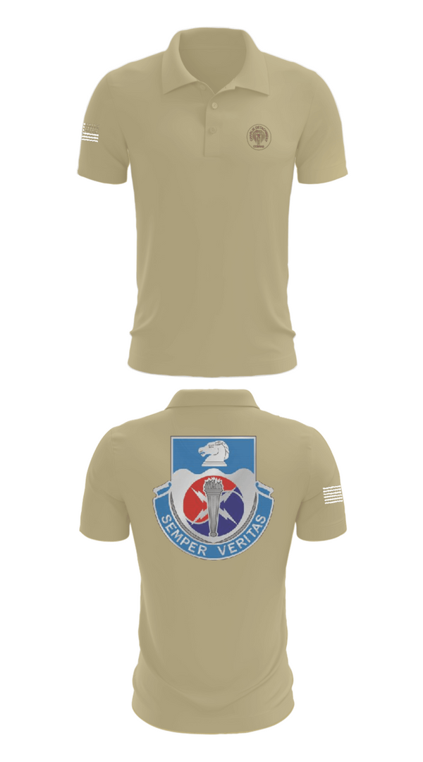 Short Sleeve Performance Polo, 312TH MI BN, CHARLIE DETACHMENT, Army, Teamtime, Team time, sublimation, custom sports apparel, team uniforms, spirit wear, spiritwear, sports uniforms, custom shirts, team store, custom team store, fundraiser sports, apparel fundraiser
