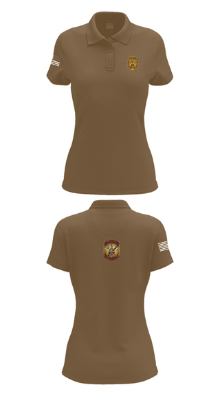 Women's Short Sleeve Performance Polo, 4th Law Enforcement Battalion Bravo Company, Marines, Teamtime, Team time, sublimation, custom sports apparel, team uniforms, spirit wear, spiritwear, sports uniforms, custom shirts, team store, custom team store, fundraiser sports, apparel fundraiser