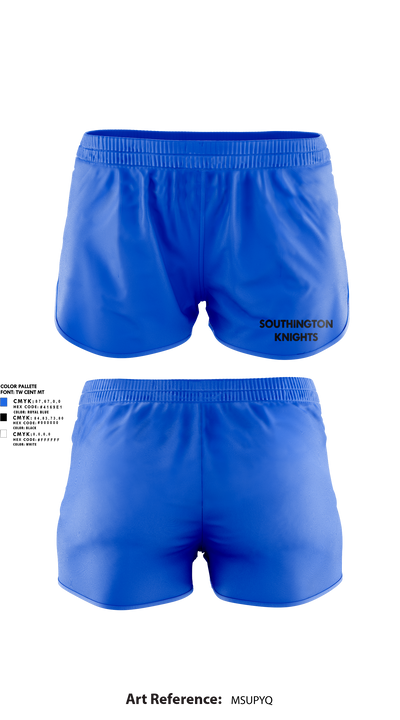 Southington Knights 86281210 Women's Shorts - 1