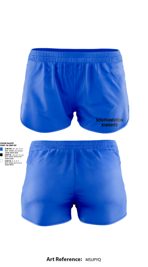 Womens Shorts, Southington Knights, , Teamtime, Team time, sublimation, custom sports apparel, team uniforms, spirit wear, spiritwear, sports uniforms, custom shirts, team store, custom team store, fundraiser sports, apparel fundraiser