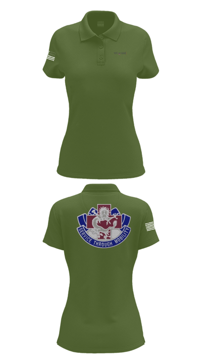131st SAD 30923747 Women's Short Sleeve Performance Polo  - 55