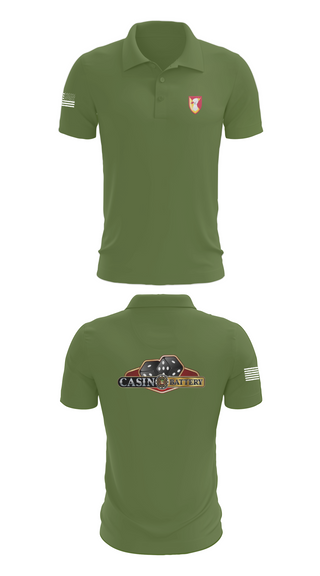 Short Sleeve Performance Polo, Charlie Battery, 1st Battalion 1st Air Defense Artillery Regiment, , Teamtime, Team time, sublimation, custom sports apparel, team uniforms, spirit wear, spiritwear, sports uniforms, custom shirts, team store, custom team store, fundraiser sports, apparel fundraiser