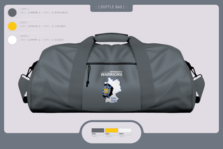 Duffle Bag, Wiesbaden warriors, Wrestling, Teamtime, Team time, sublimation, custom sports apparel, team uniforms, spirit wear, spiritwear, sports uniforms, custom shirts, team store, custom team store, fundraiser sports, apparel fundraiser