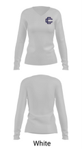 Central Catholic High School Lacrosse 83752961 Women's Long Sleeve V-neck Shirt - 6