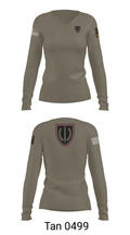 KSK 32447912 Women's Long Sleeve V-neck Shirt - 77