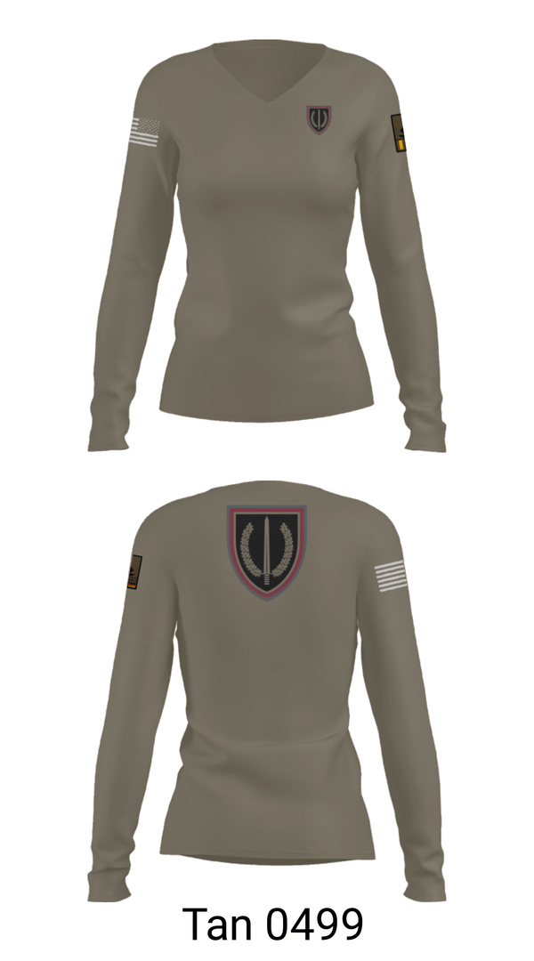 Women's Long Sleeve Vneck Shirt, KSK, Marines, Teamtime, Team time, sublimation, custom sports apparel, team uniforms, spirit wear, spiritwear, sports uniforms, custom shirts, team store, custom team store, fundraiser sports, apparel fundraiser