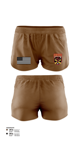 Womens Shorts, 2-306th FAR, Army, Teamtime, Team time, sublimation, custom sports apparel, team uniforms, spirit wear, spiritwear, sports uniforms, custom shirts, team store, custom team store, fundraiser sports, apparel fundraiser
