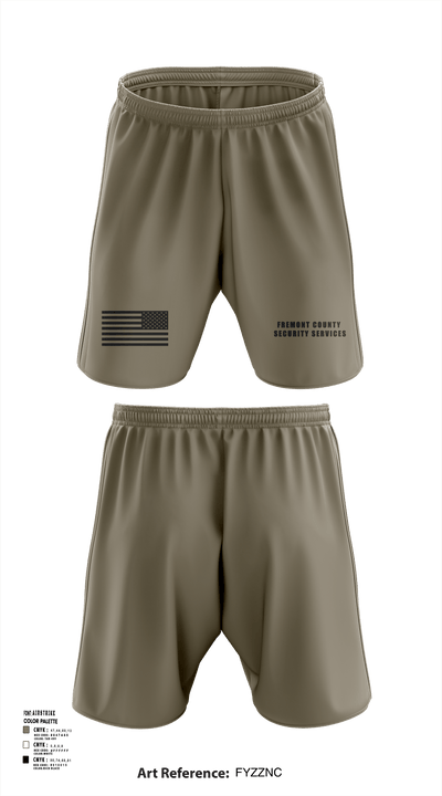 Fremont County Security Services 37987366 Athletic Shorts With Pockets - 120
