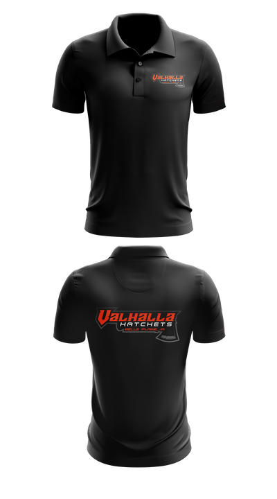 Valhalla Hatchets 4835983 Short Sleeve Performance Polo - 41