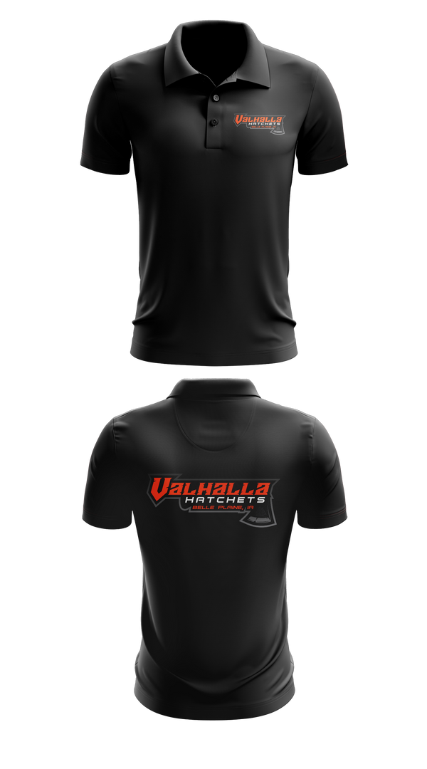 Short Sleeve Performance Polo, Valhalla Hatchets, , Teamtime, Team time, sublimation, custom sports apparel, team uniforms, spirit wear, spiritwear, sports uniforms, custom shirts, team store, custom team store, fundraiser sports, apparel fundraiser